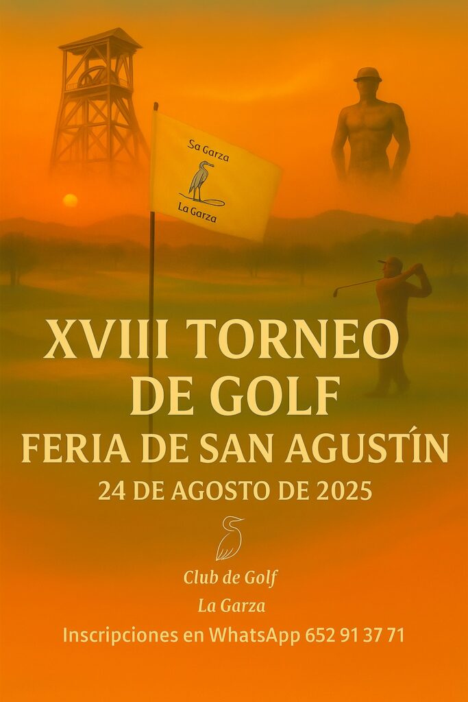 Cartel Torneo Feria San Agustín 2025 Cartel Torneo Feria Club Golf La Garza
